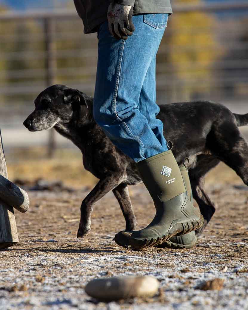 Edgewater Classic Mid Gumboots Moss 3 | Wellies Online