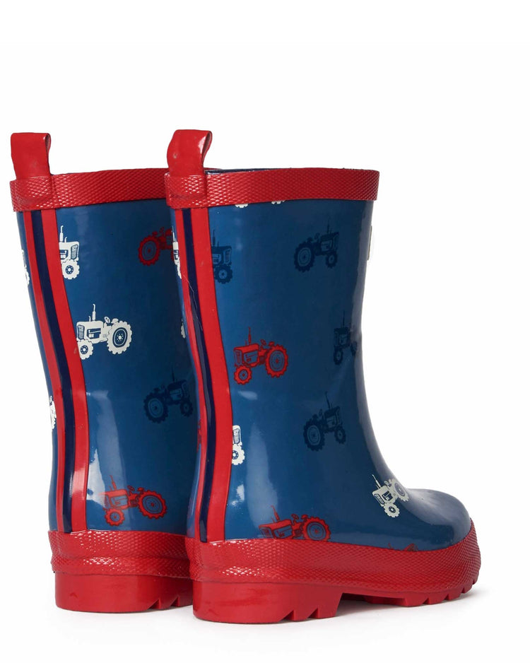 Farm Tractor Shiny Gumboots 3 | Wellies Online