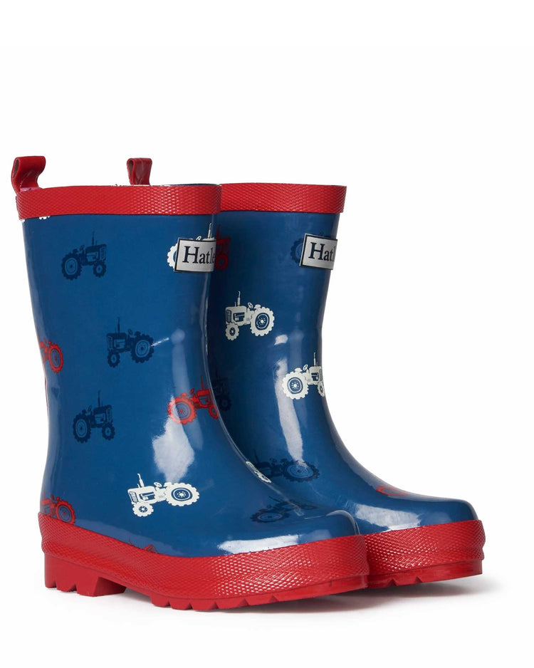 Farm Tractor Shiny Gumboots 2 | Wellies Online