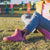 Fleeced V Salmon Wellies