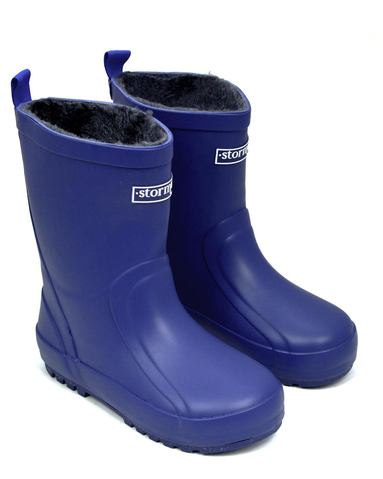 Fleeced Original II Blue Kids Gumboots