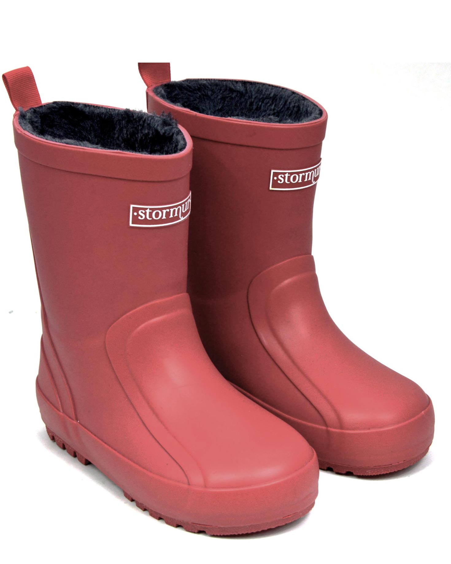 Fleeced Original II Auburn Kids Gumboots