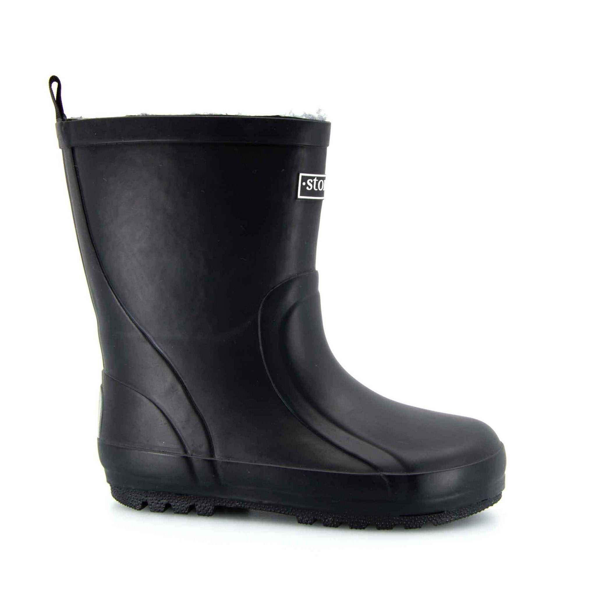 Fleeced Original II Black Kids Gumboots 3 | Wellies Online