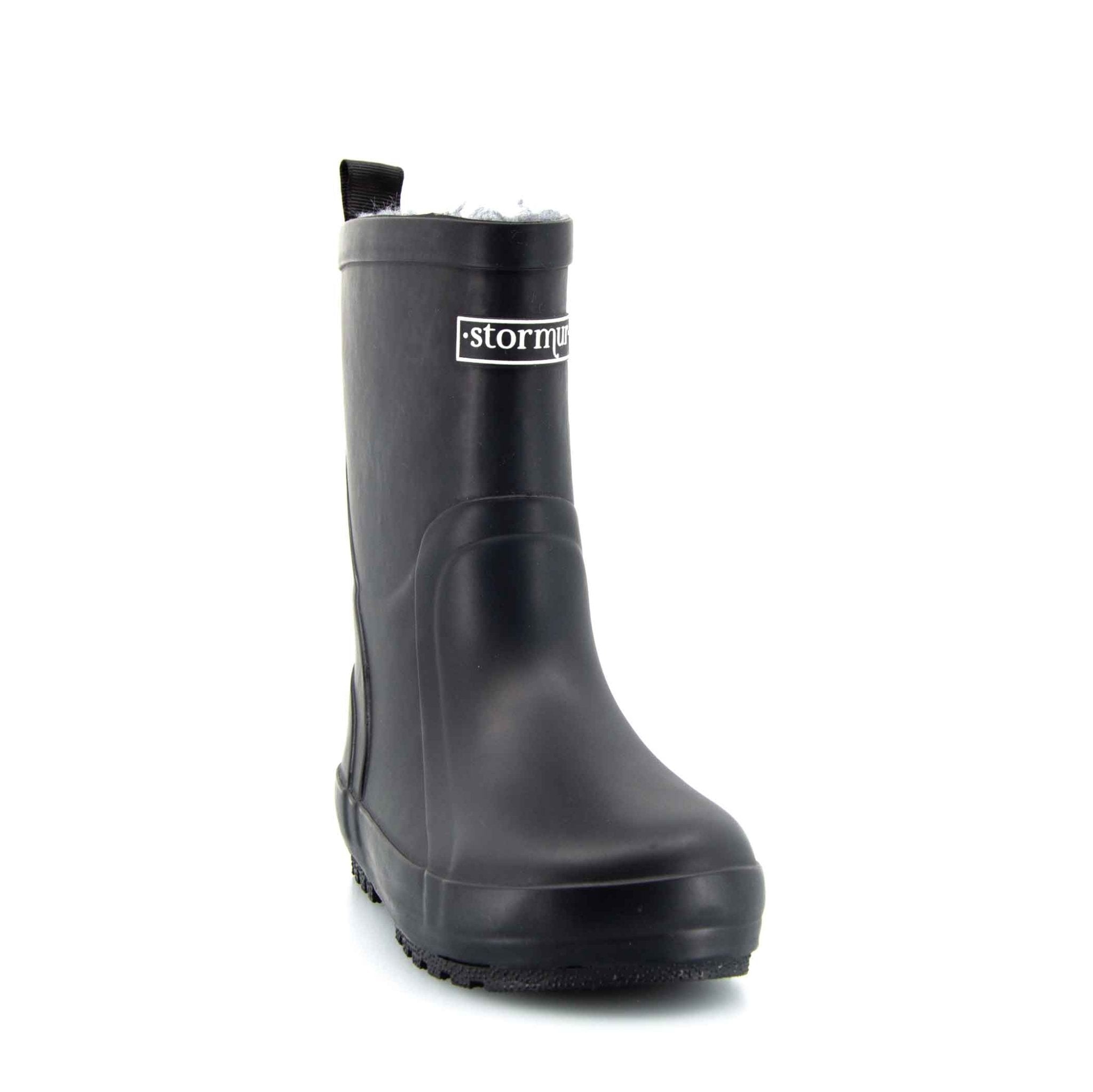 Fleeced Original II Black Kids Gumboots 7 | Wellies Online