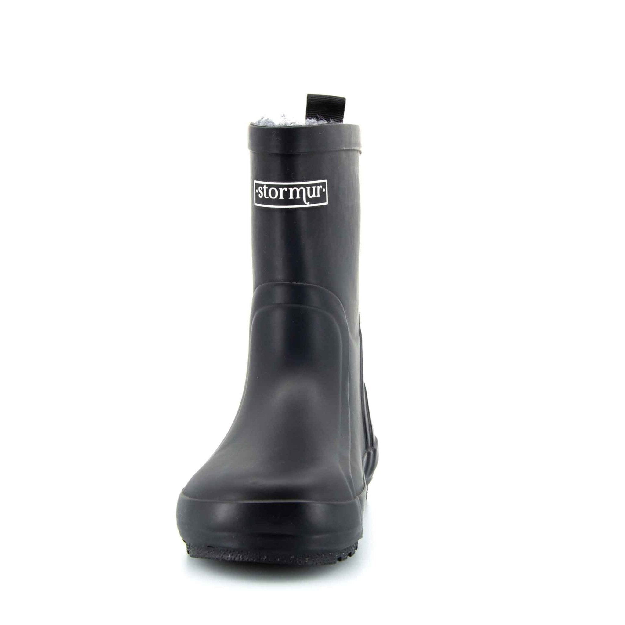 Fleeced Original II Black Kids Gumboots 9 | Wellies Online