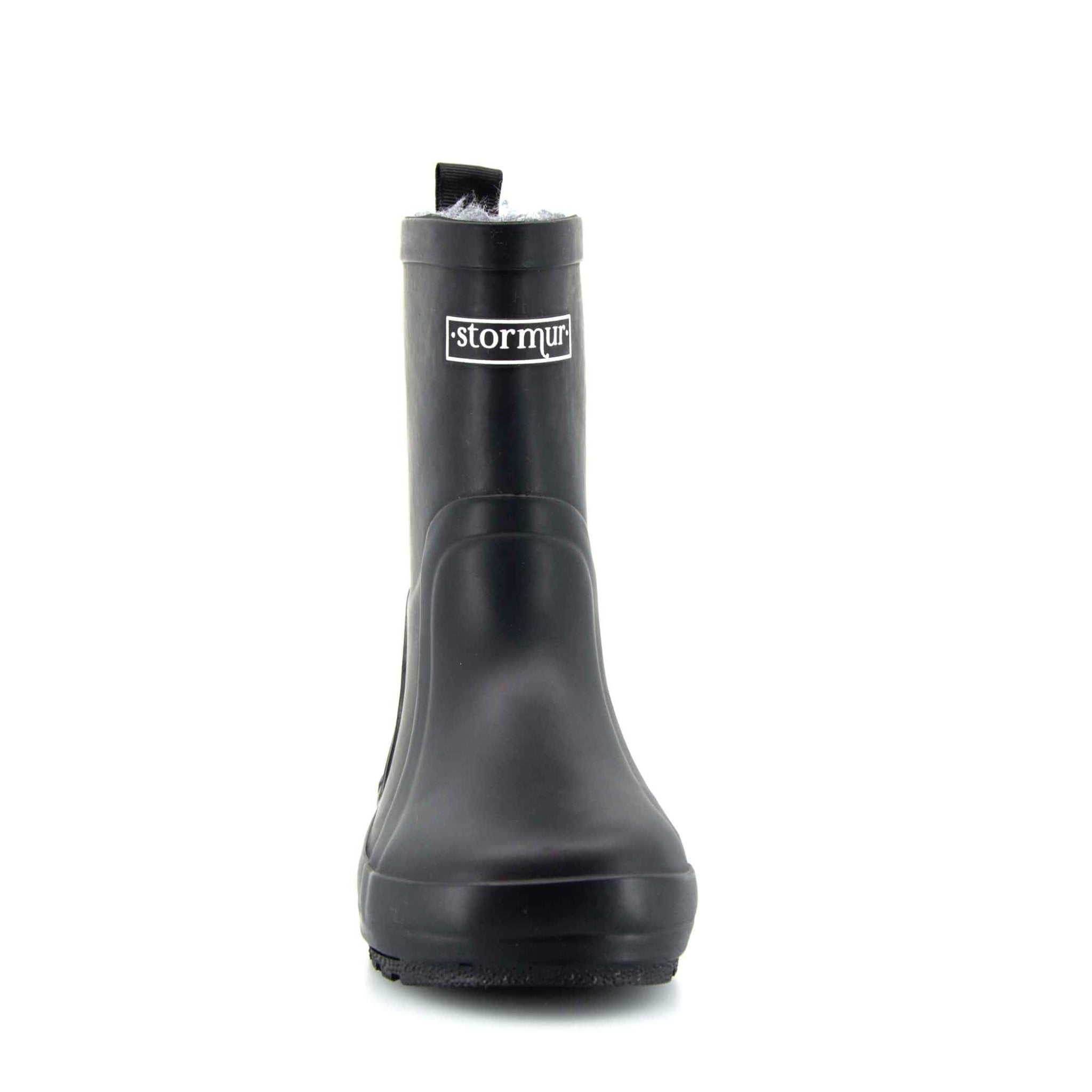 Fleeced Original II Black Kids Gumboots 8 | Wellies Online