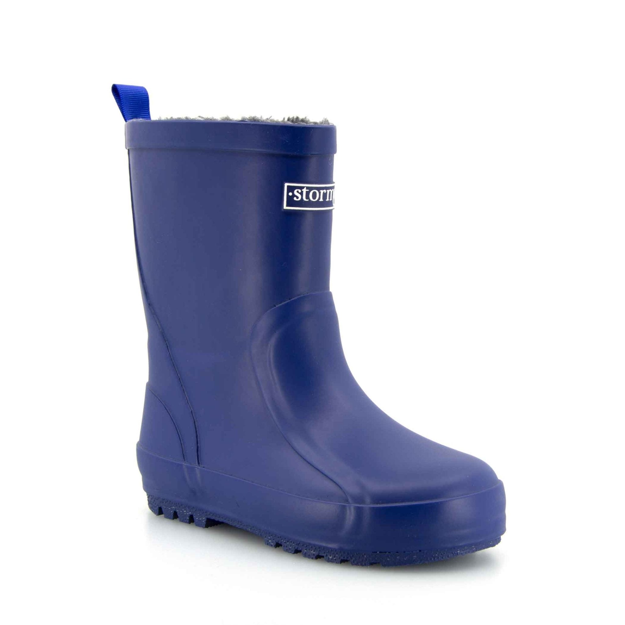 Fleeced Original II Blue Kids Gumboots 5 | Wellies Online