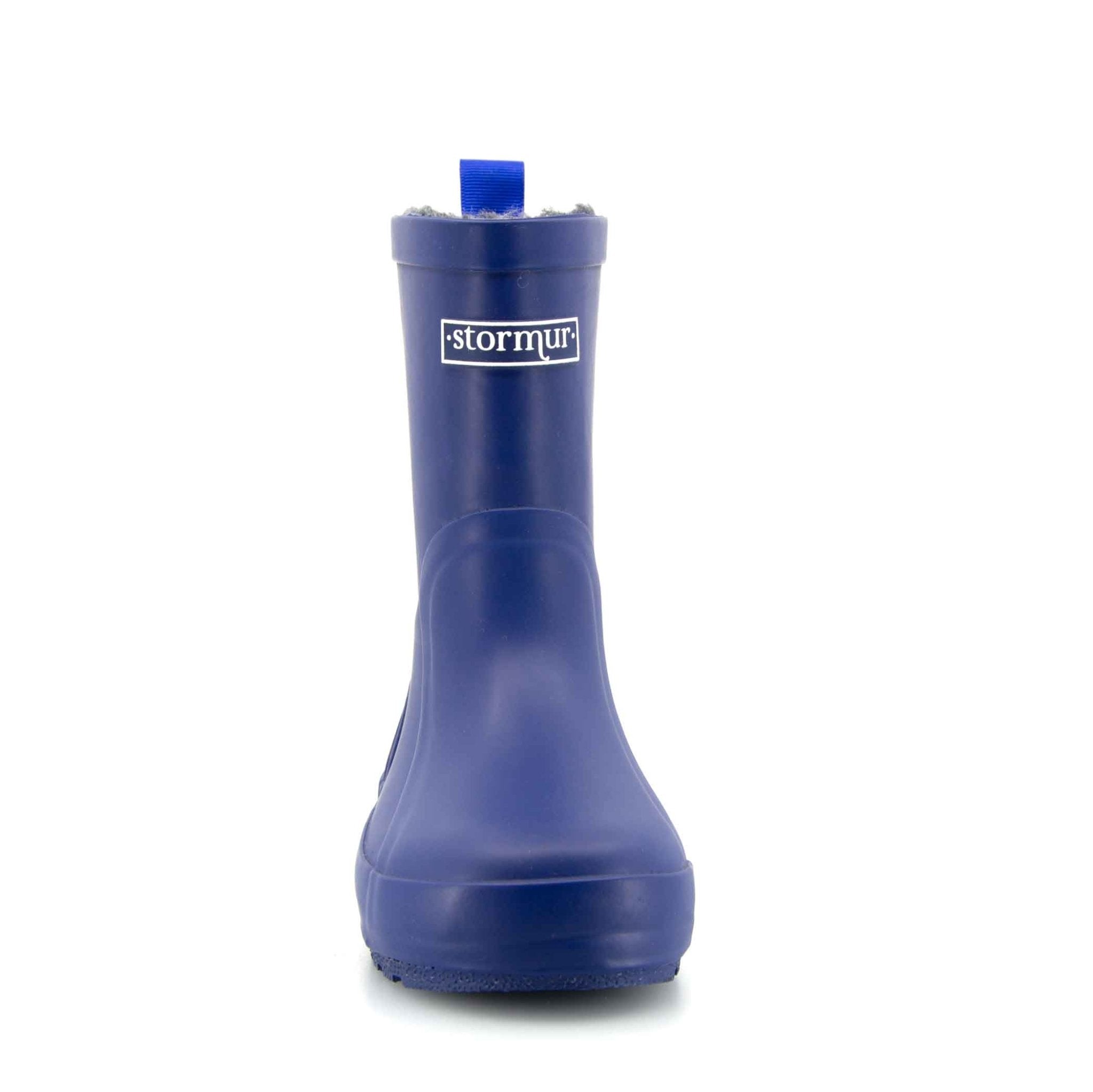 Fleeced Original II Blue Kids Gumboots 8 | Wellies Online