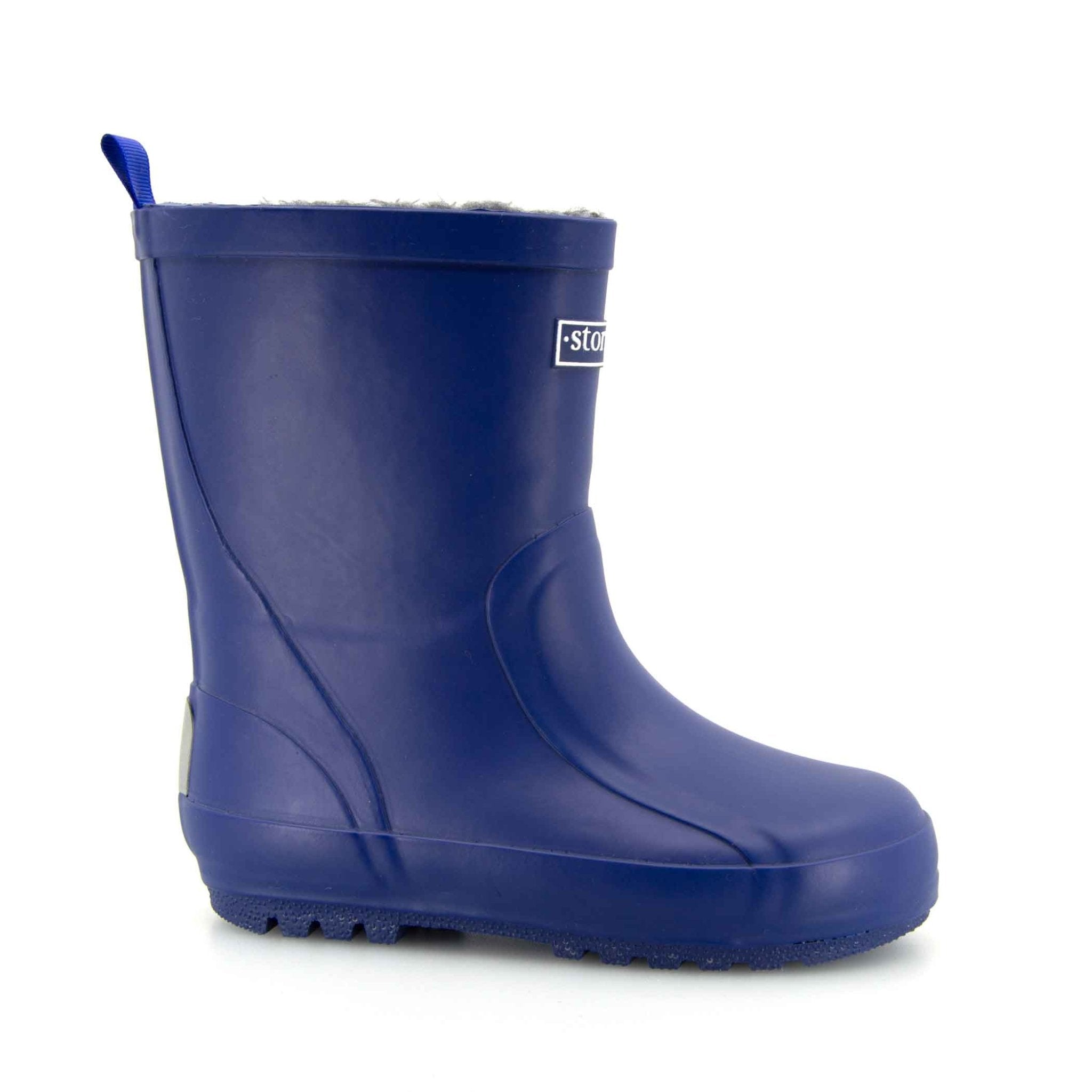 Fleeced Original II Blue Kids Gumboots 3 | Wellies Online