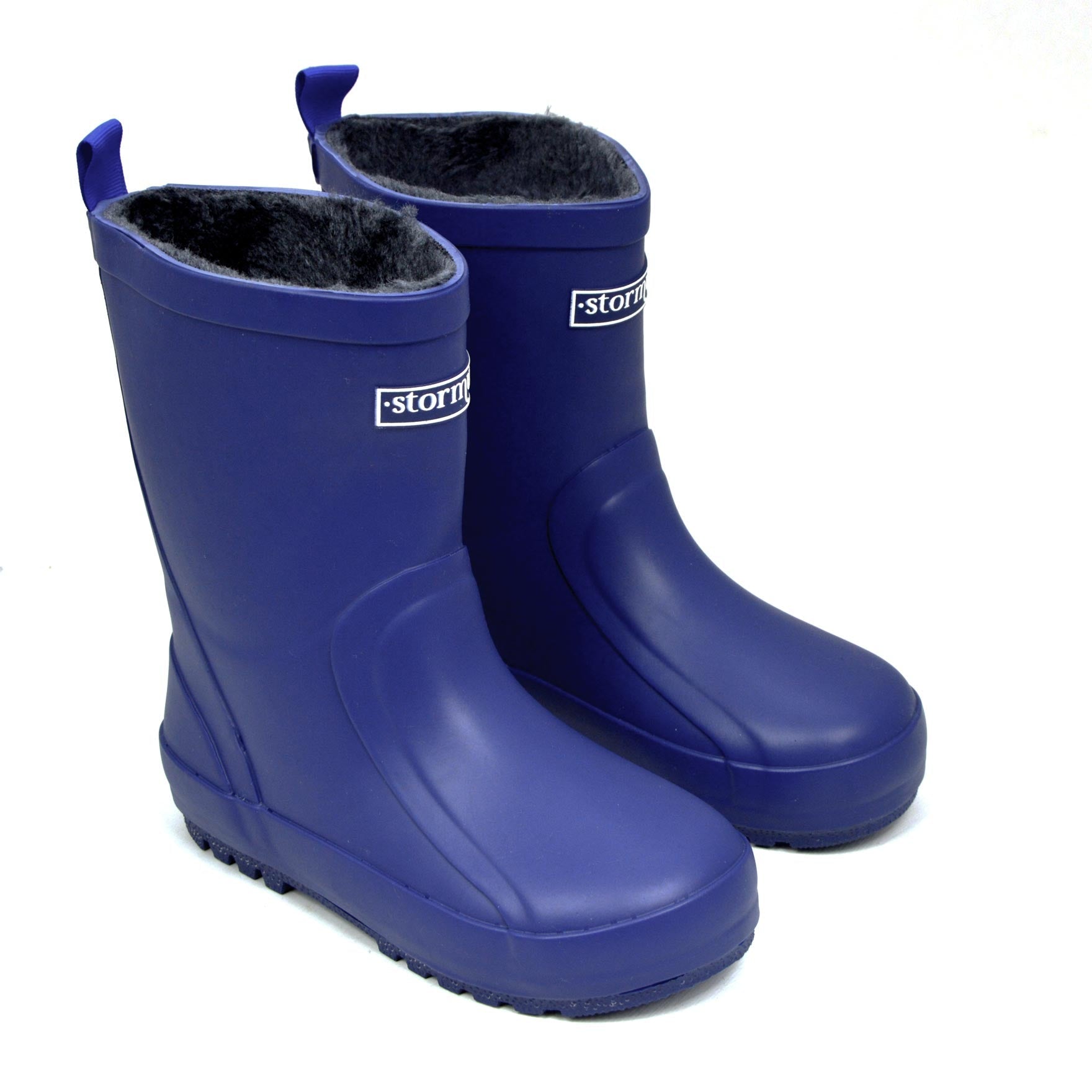 Fleeced Original II Blue Kids Gumboots 27 | Wellies Online