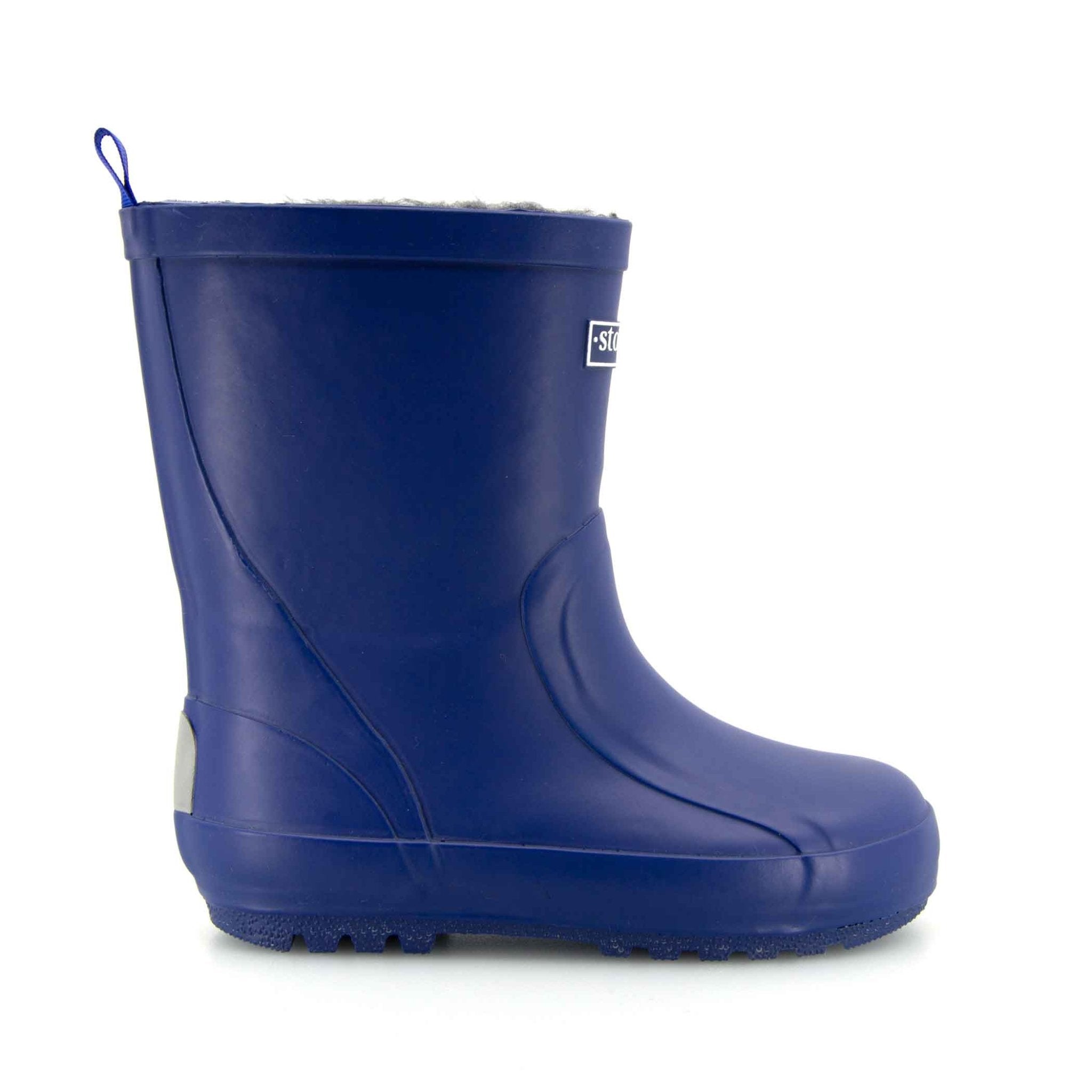 Fleeced Original II Blue Kids Gumboots 2 | Wellies Online