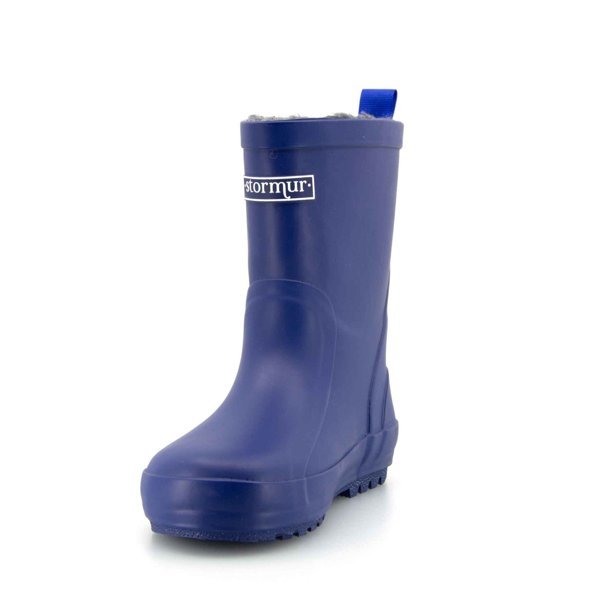 Fleeced Original II Blue Kids Gumboots 10 | Wellies Online