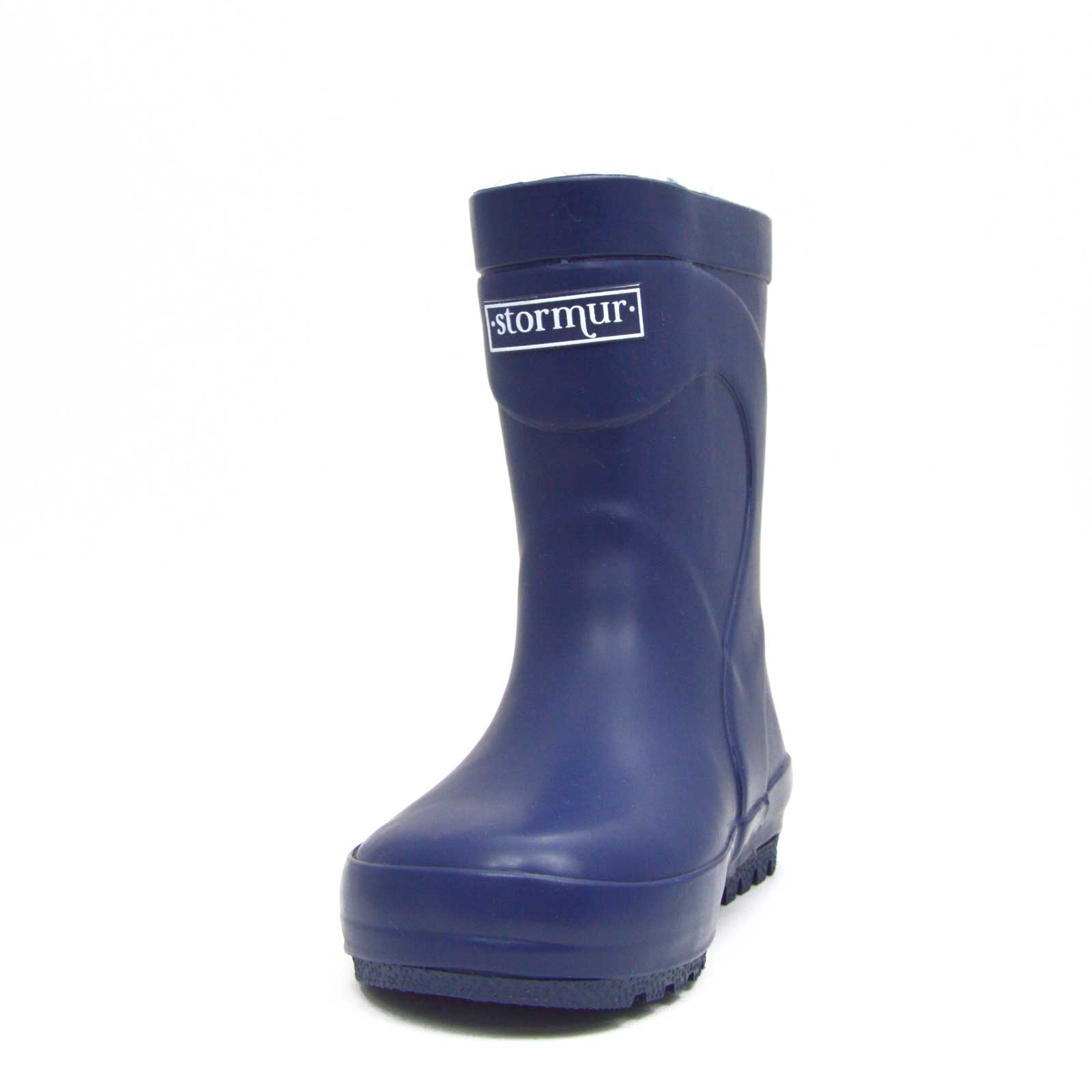 Fleeced Original Kids Gumboots Navy 10 | Wellies Online
