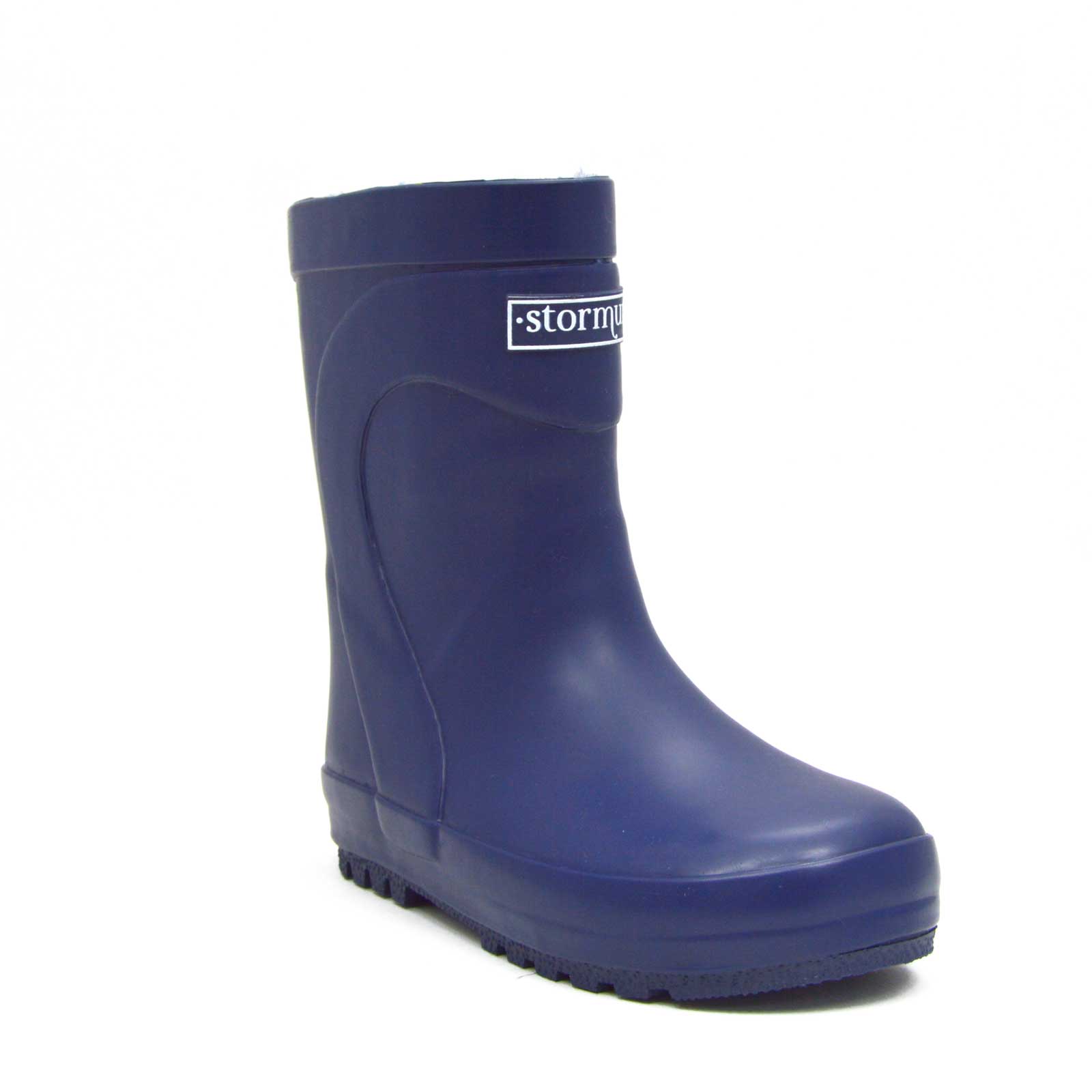 Fleeced Original Kids Gumboots Navy 6 | Wellies Online