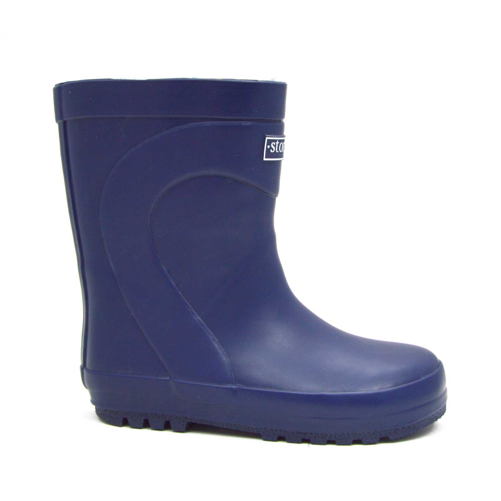 Fleeced Original Kids Gumboots Navy 3 | Wellies Online