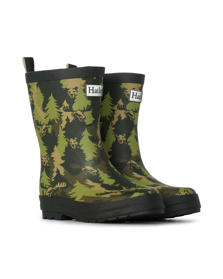 Forest Camo Matte Gumboots 2 | Wellies Online