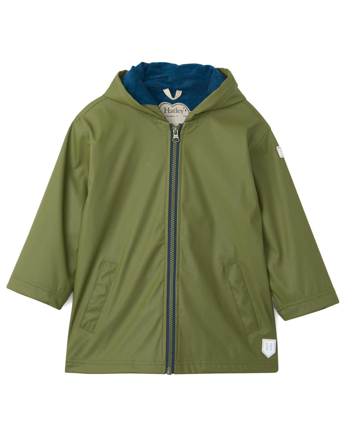 Forest Green Zip Up Splash Jacket