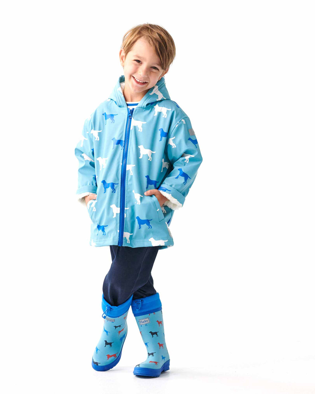 Friendly Labs Sherpa Lined Colour Changing Splash Jacket 3 | Wellies Online