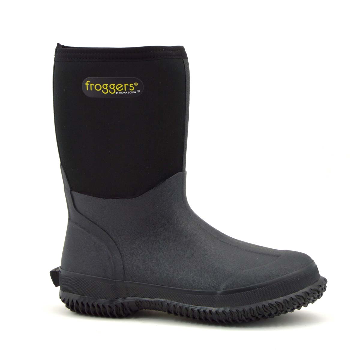 Frogger Scrub Boot Black - Men 3 | Wellies Online