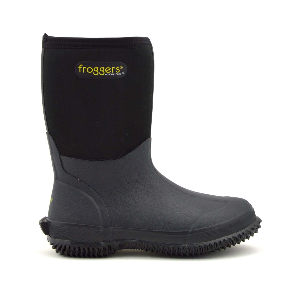 Frogger Scrub Boot Black - Men 2 | Wellies Online
