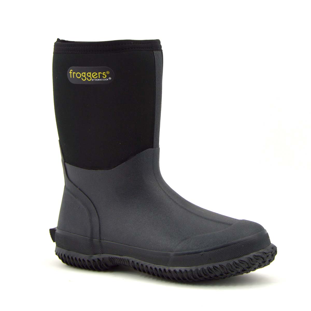 Frogger Scrub Boot Black - Men 4 | Wellies Online