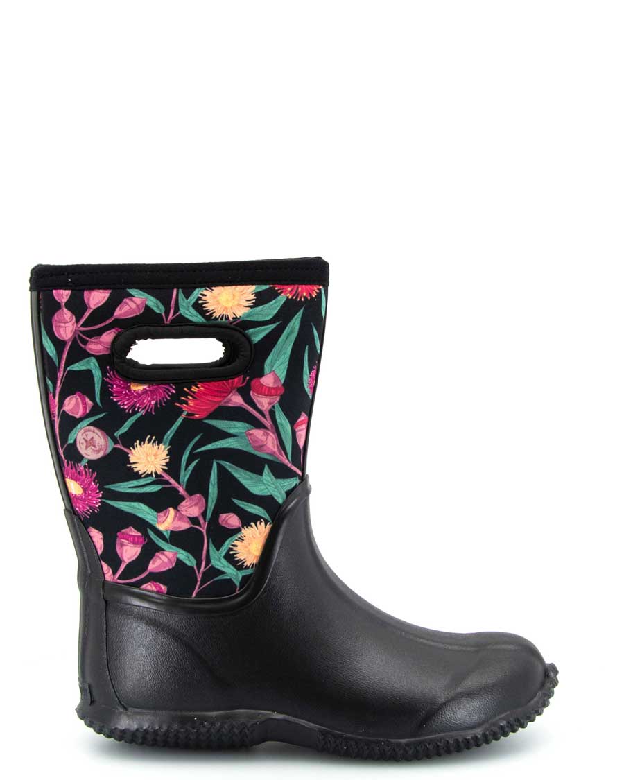 Garden Neoprene Mid Gumboots Native Australia