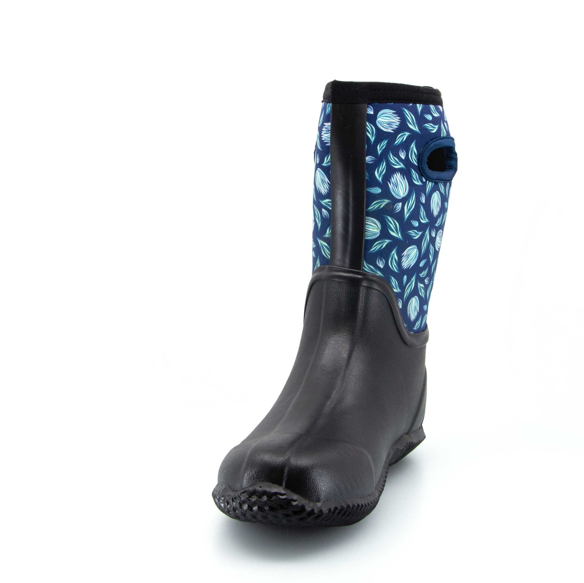 Garden Neoprene Mid Gumboots Floral 10 | Wellies Online