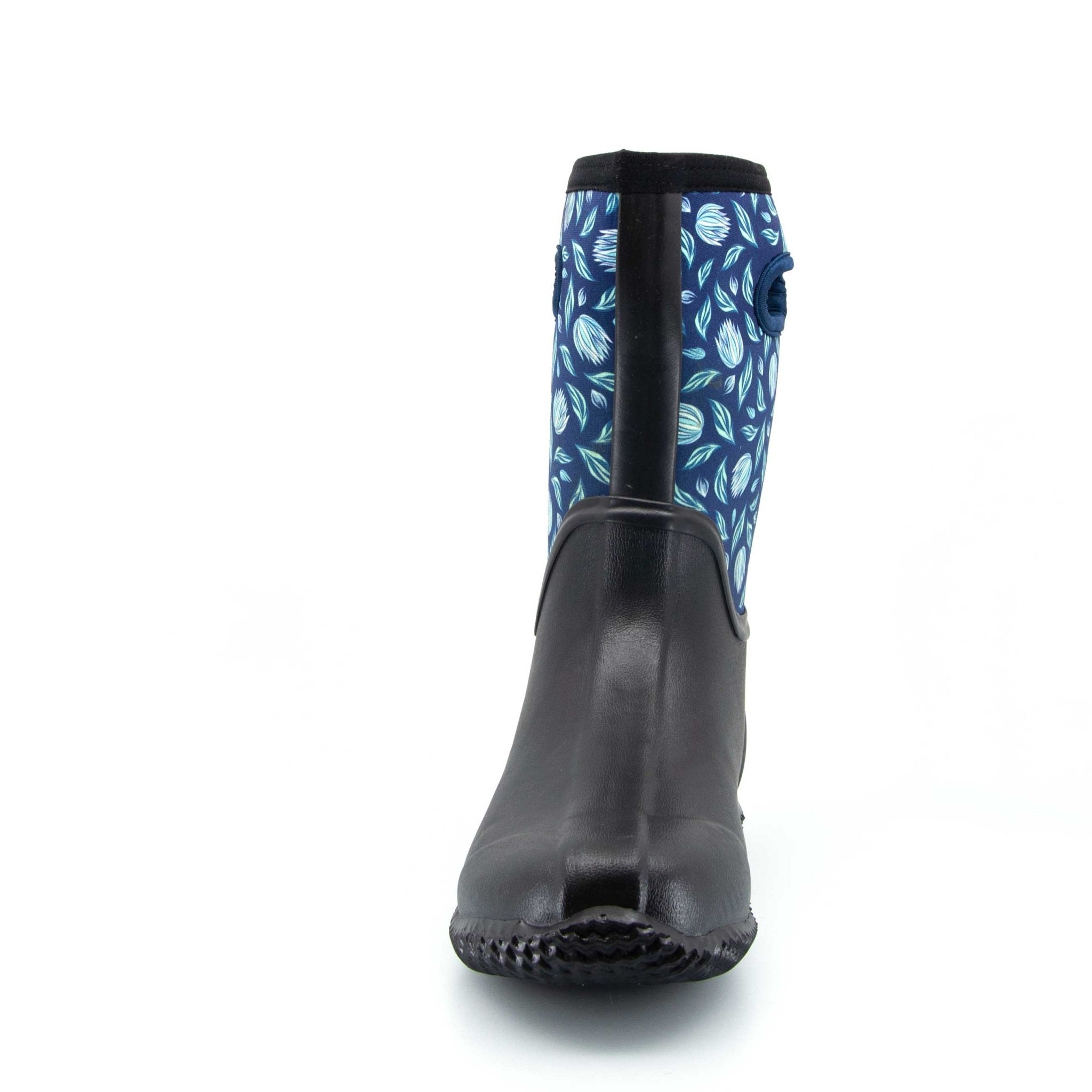 Garden Neoprene Mid Gumboots Floral 9 | Wellies Online