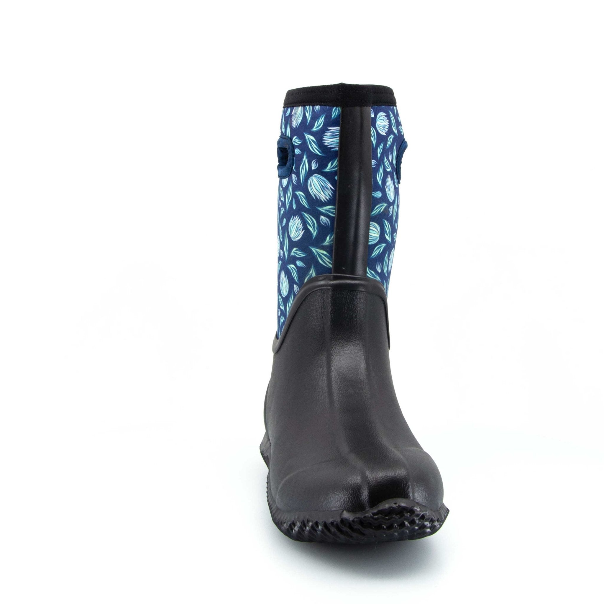 Garden Neoprene Mid Gumboots Floral 8 | Wellies Online