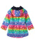 Gradient Rainbow Microfiber Rain Jacket