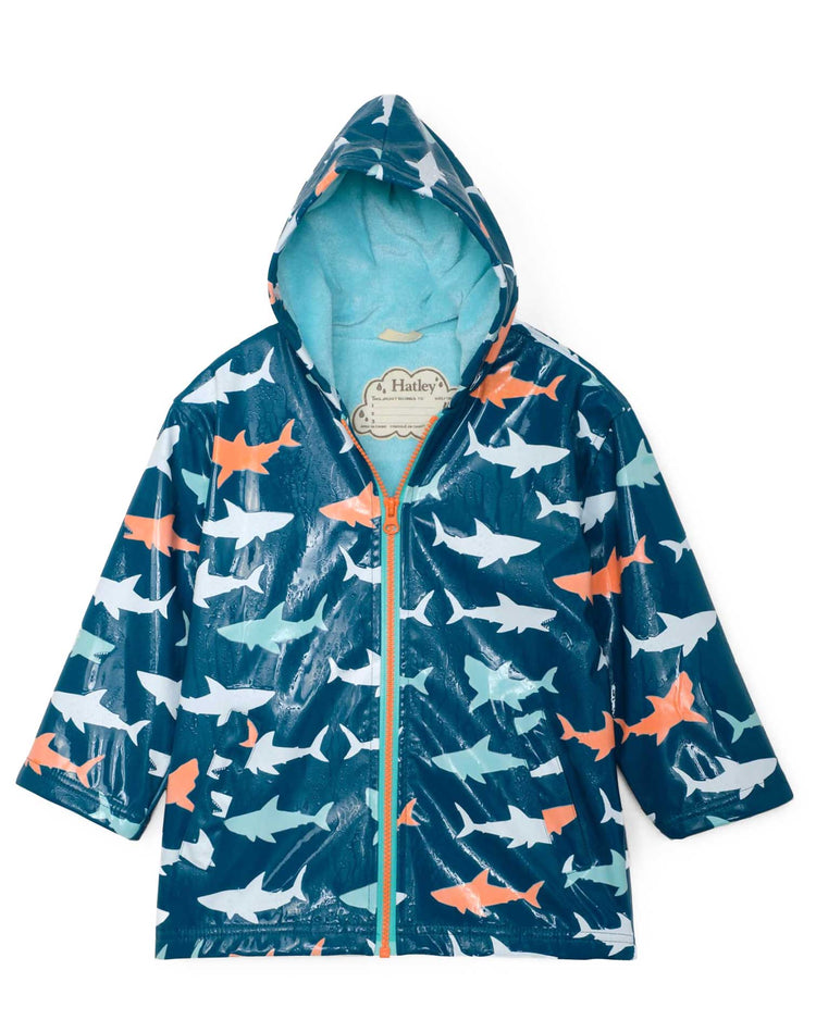 Great White Sharks Colour Changing Splash Jacket 5 | Wellies Online