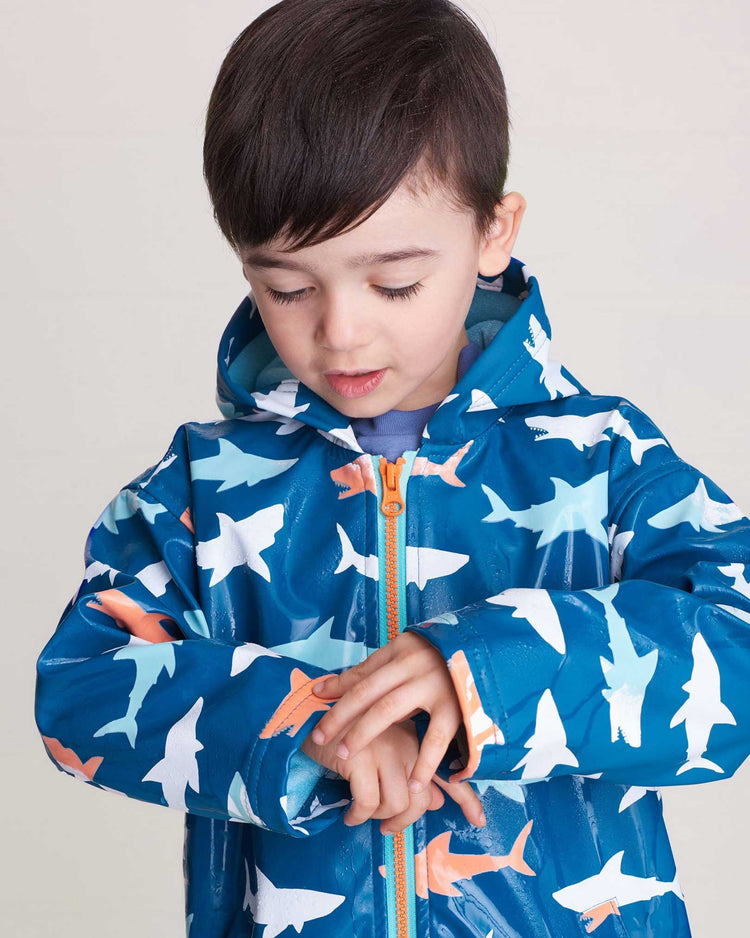Great White Sharks Colour Changing Splash Jacket 2 | Wellies Online