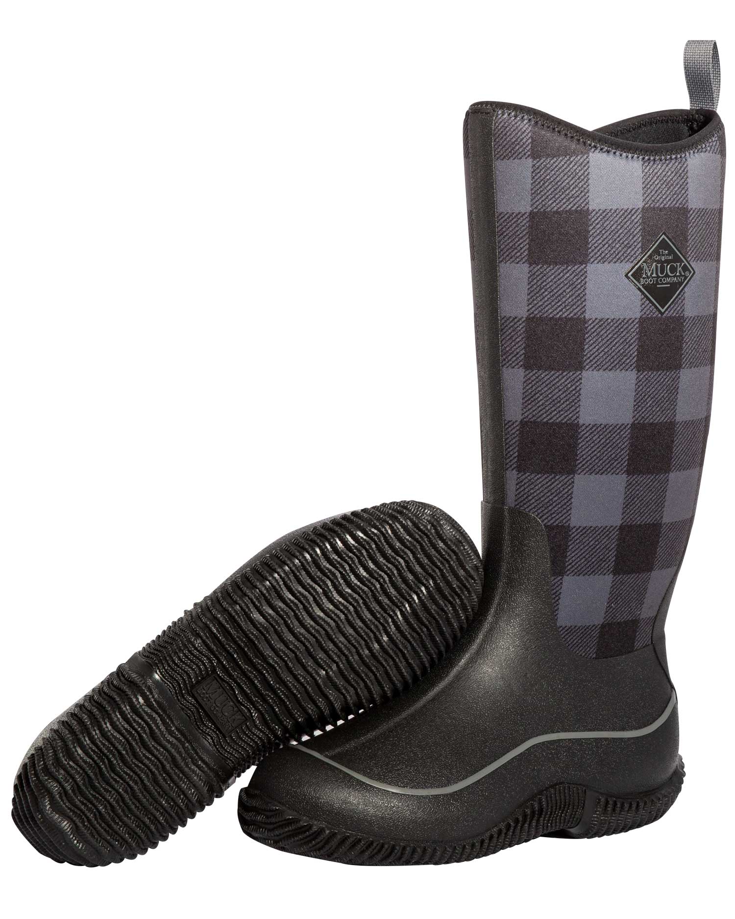Hale Plaid Tall Gumboots 2 | Wellies Online