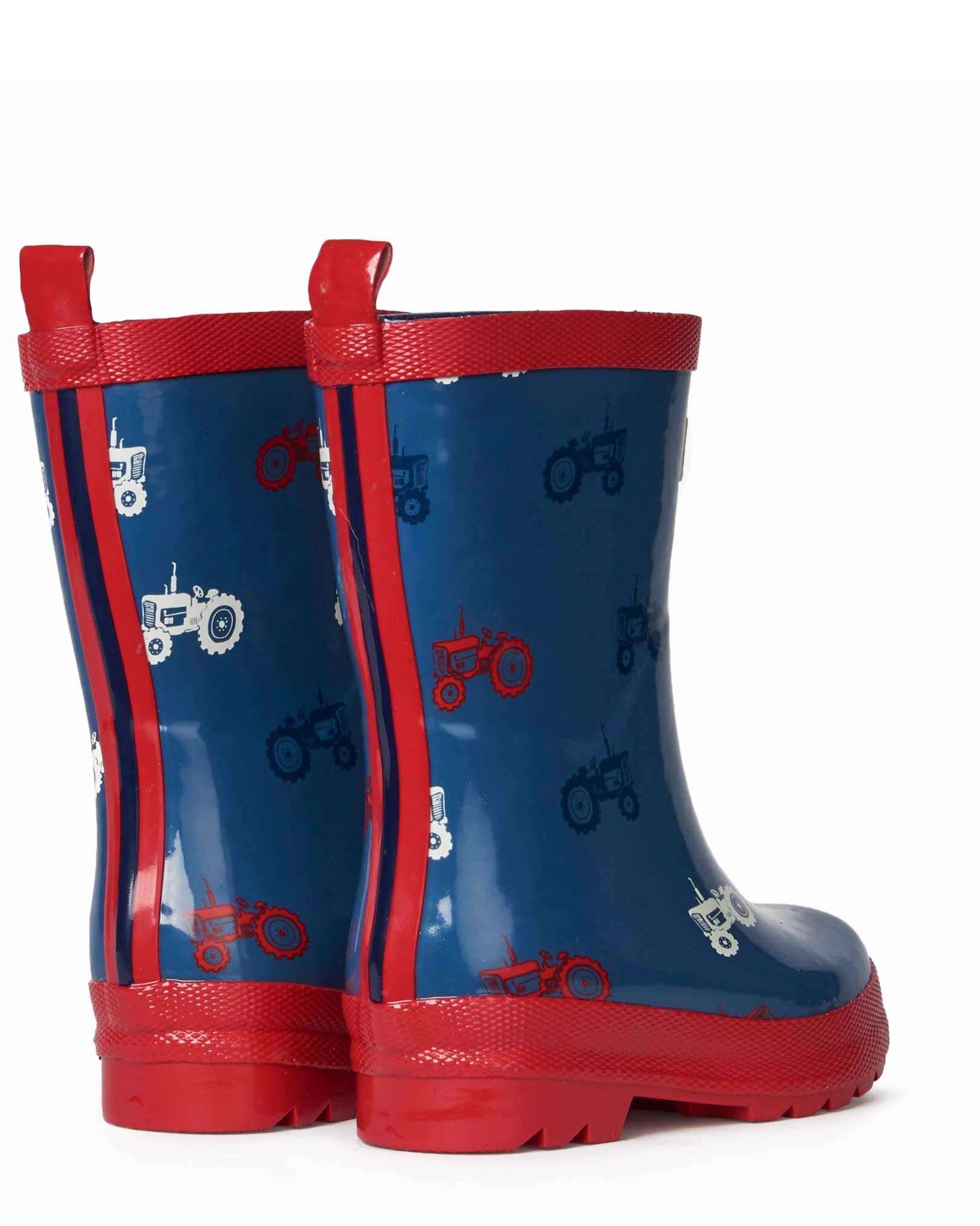 Farm Tractor Shiny Gumboots