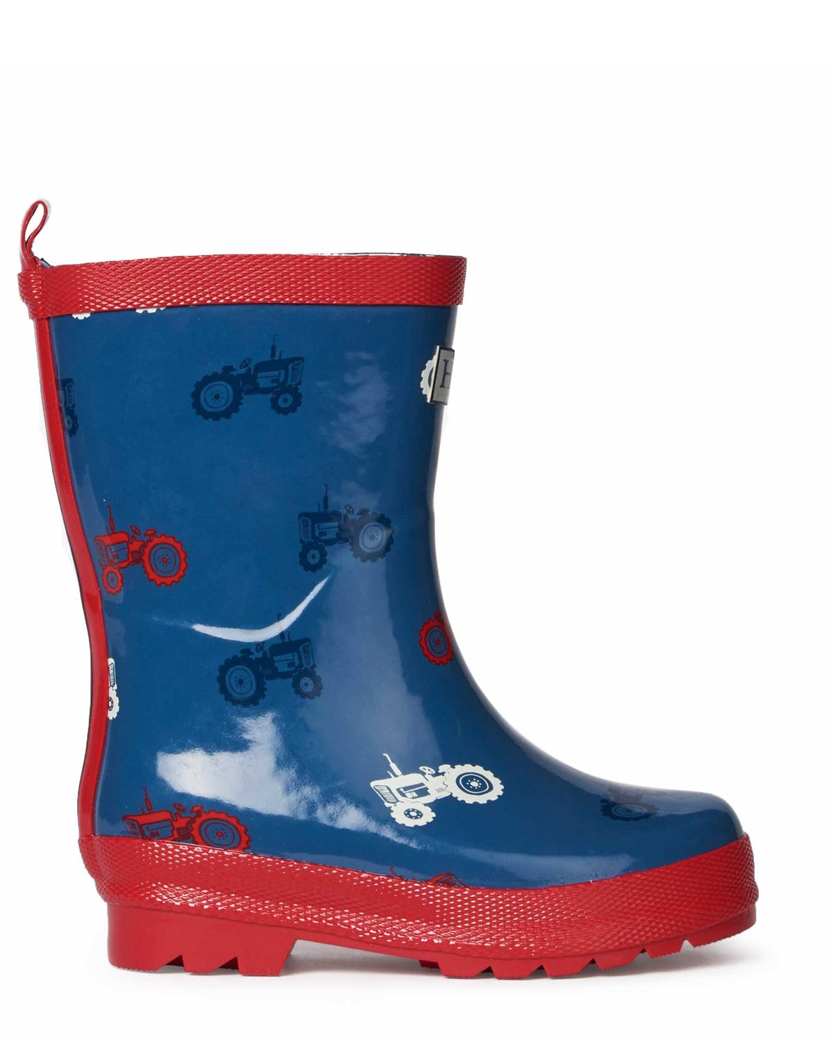 Farm Tractor Shiny Gumboots
