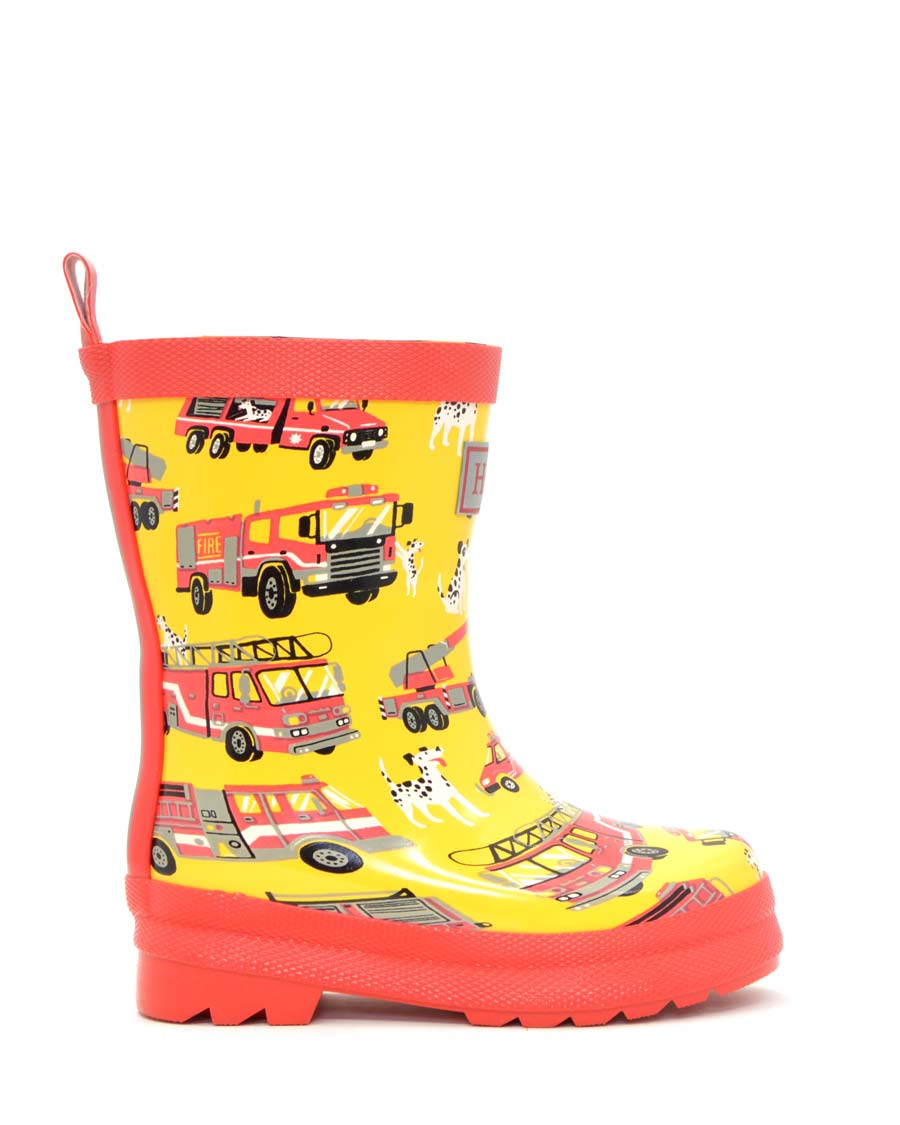 Hatley Firetruck Boys Gumboots