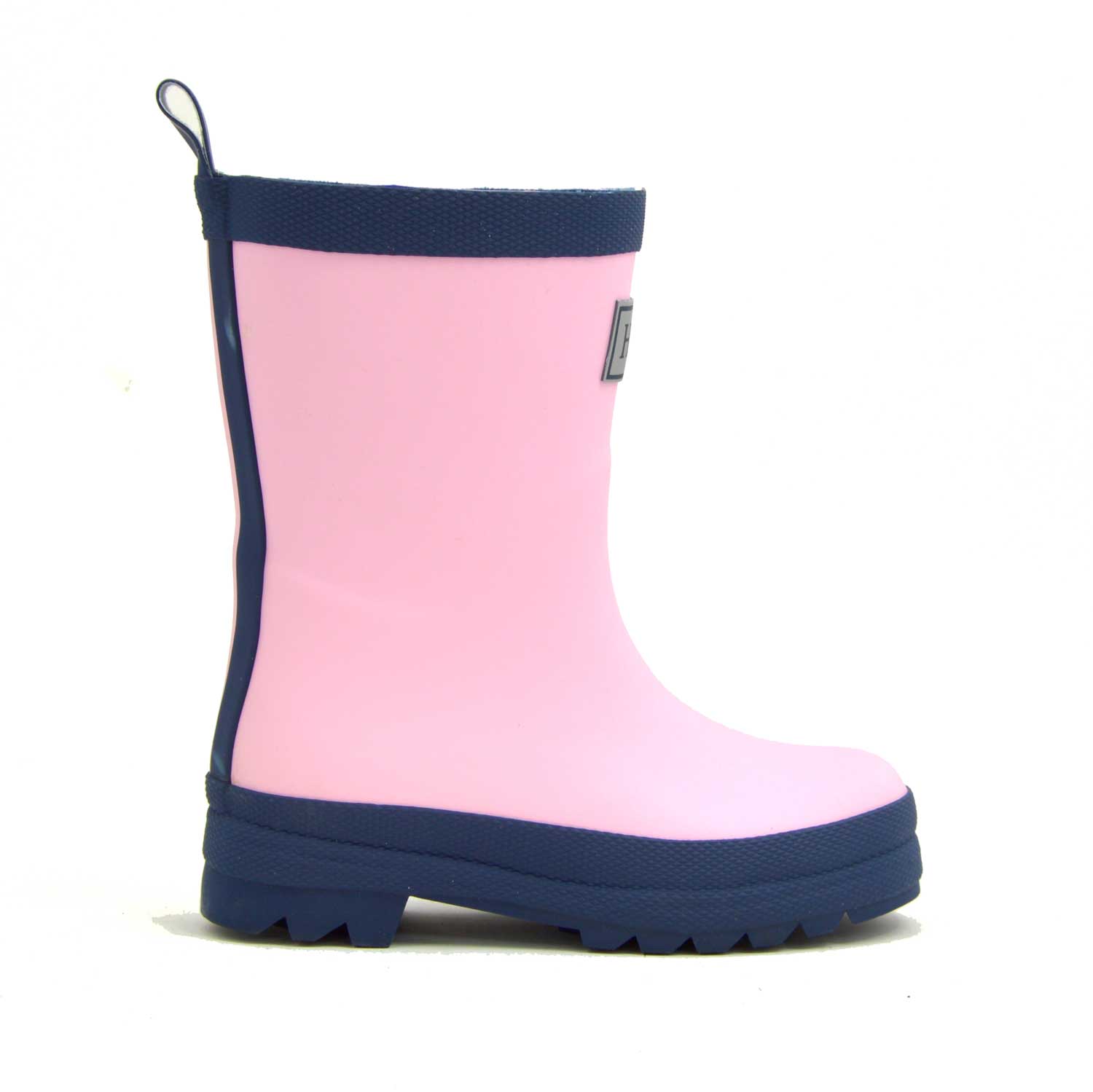 Hatley Pink & Navy Gumboots 2 | Wellies Online