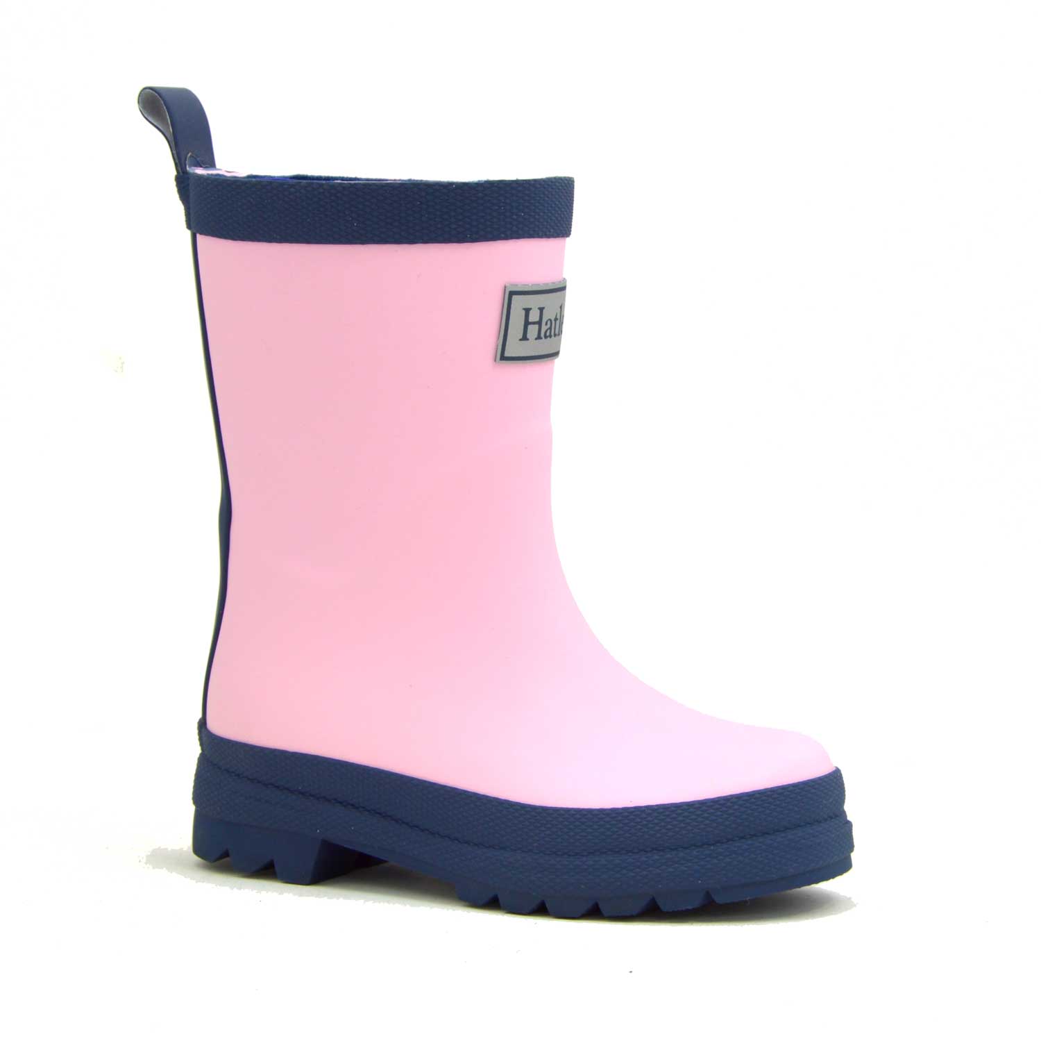 Hatley Pink & Navy Gumboots 4 | Wellies Online
