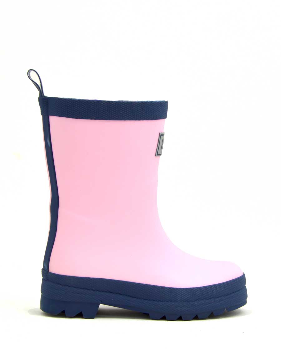 Hatley Pink & Navy Gumboots 1 | Wellies Online
