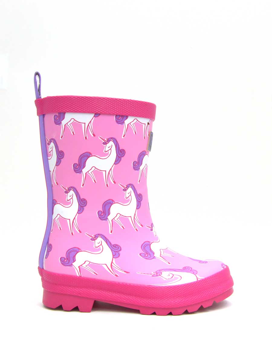 Unicorn Doodles Matte Gumboots