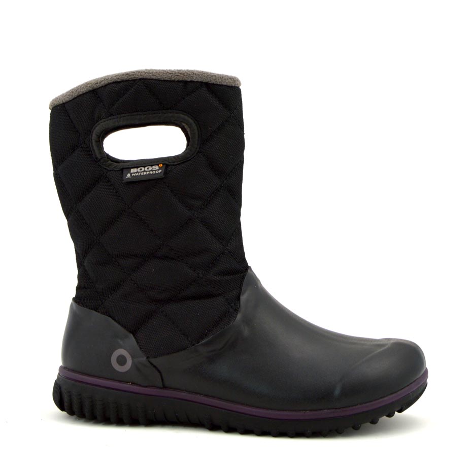 Juno Mid Black Gumboots 3 | Wellies Online