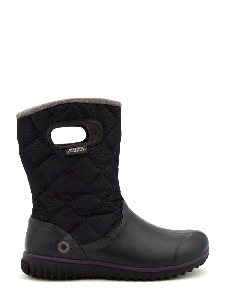 Juno Mid Black Gumboots 1 | Wellies Online