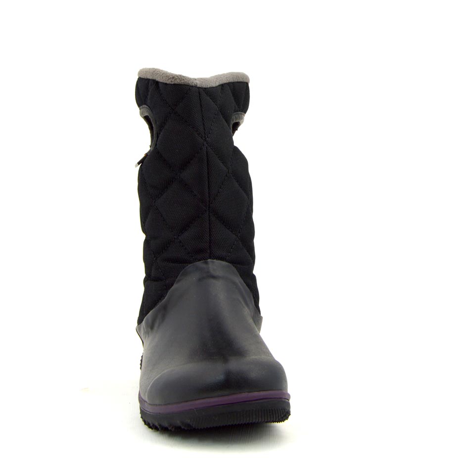 Juno Mid Black Gumboots 8 | Wellies Online
