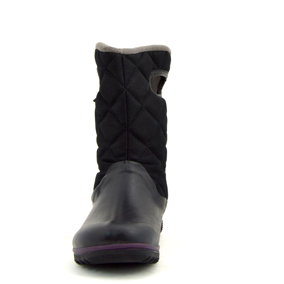 Juno Mid Black Gumboots 9 | Wellies Online