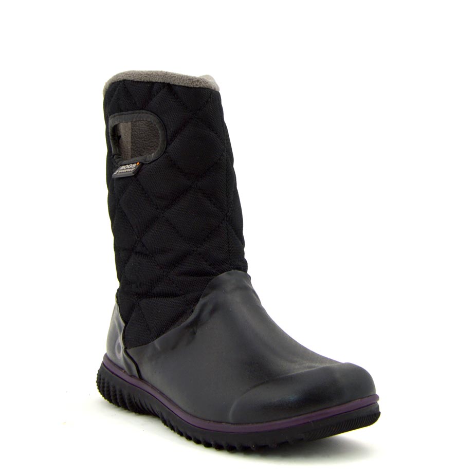 Juno Mid Black Gumboots 6 | Wellies Online