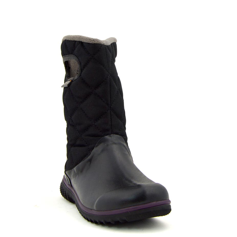 Juno Mid Black Gumboots 7 | Wellies Online