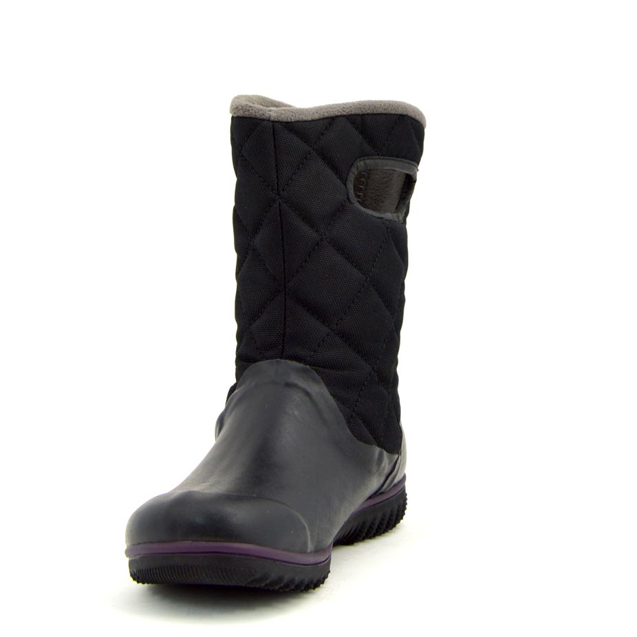 Juno Mid Black Gumboots 10 | Wellies Online