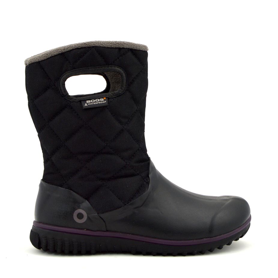 Juno Mid Black Gumboots 2 | Wellies Online