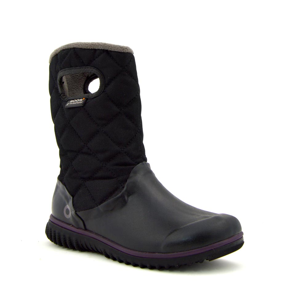 Juno Mid Black Gumboots 5 | Wellies Online