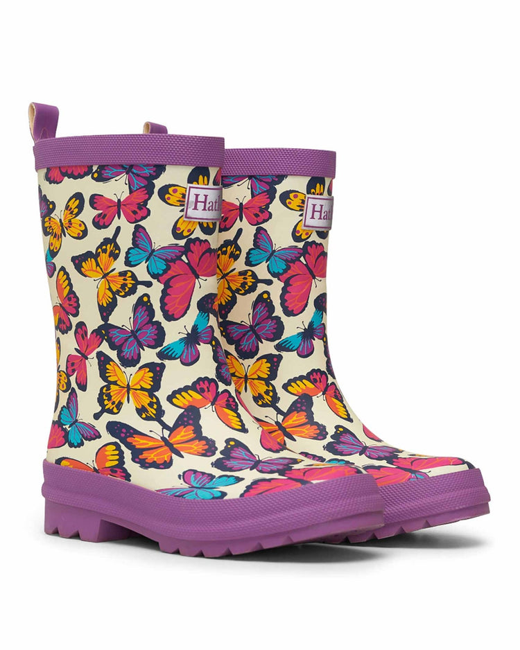 Kaleidoscope Butterflies Matte Gumboots 2 | Wellies Online